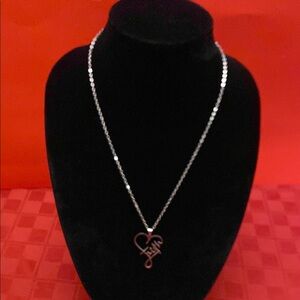 Necklace With Faith Pendant